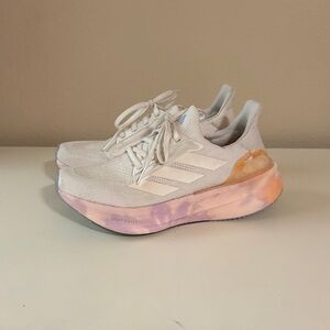 Adidas Ultraboost Women's Cream and Orange Sneakers